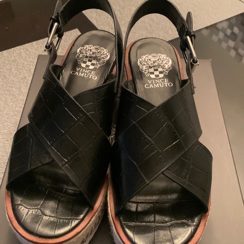 Vince Camuto low wedge sandal